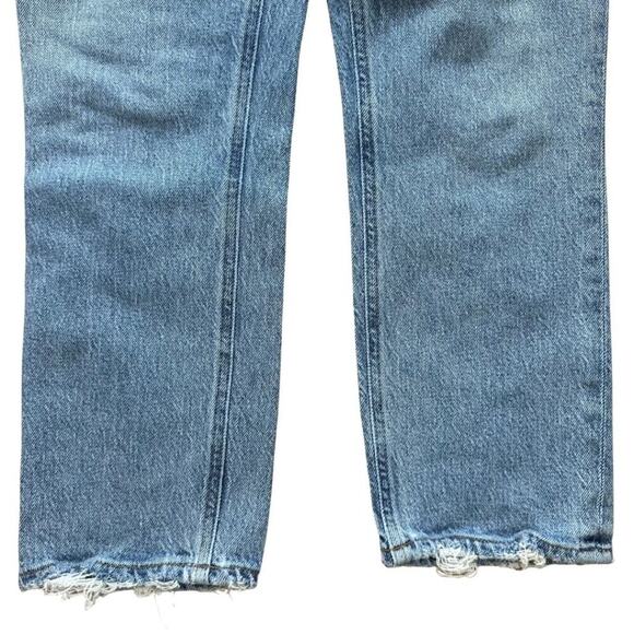 Agolde Riley Long Straight Jeans in Cove 25 - Picture 6 of 12